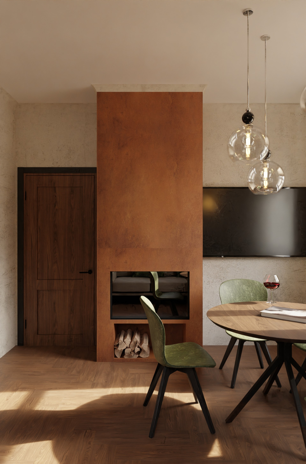 Interjera dizaina risinājumi dzīvoklim Rīgā