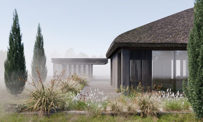 Dzīvojamo ēku ciemats Igaunijā, Mahu 44015 Lääne-Viru County